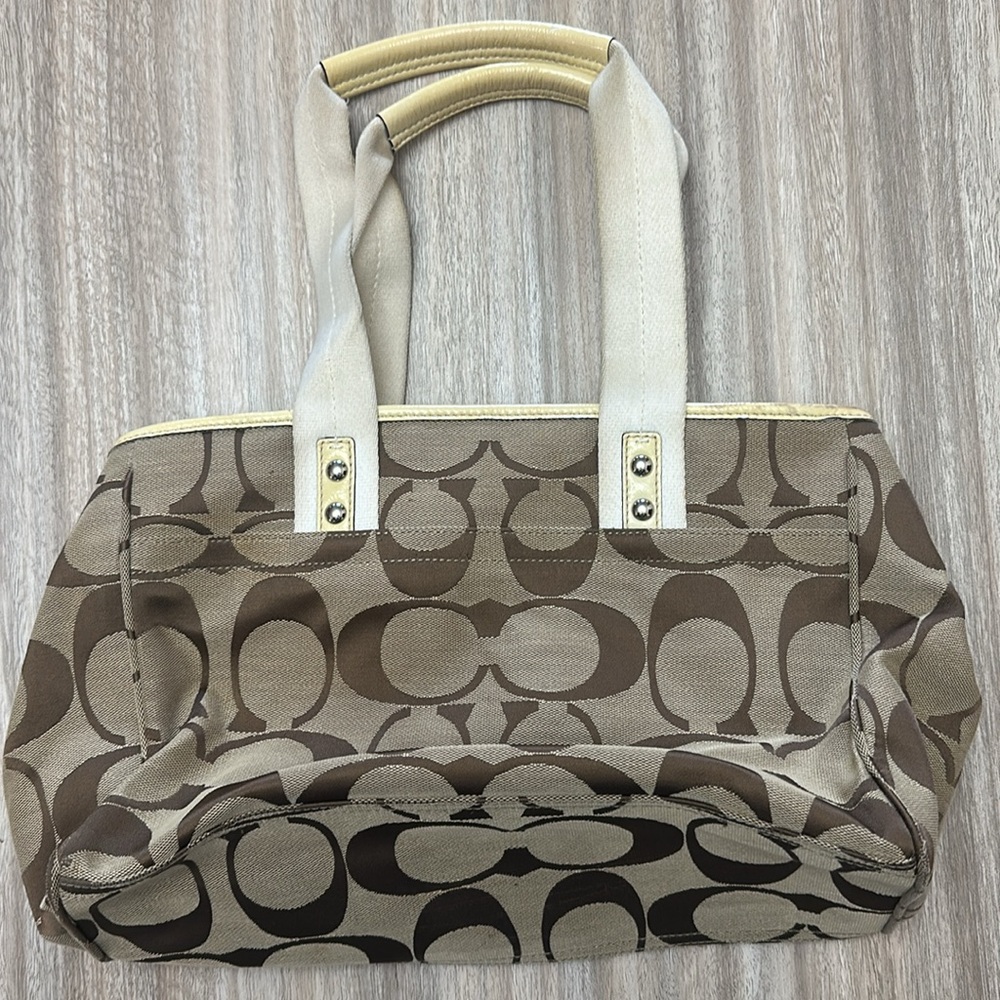 Vintage Coach Daisy Signature Logo Shoulder Bag #F1487 - Picture 4 of 16